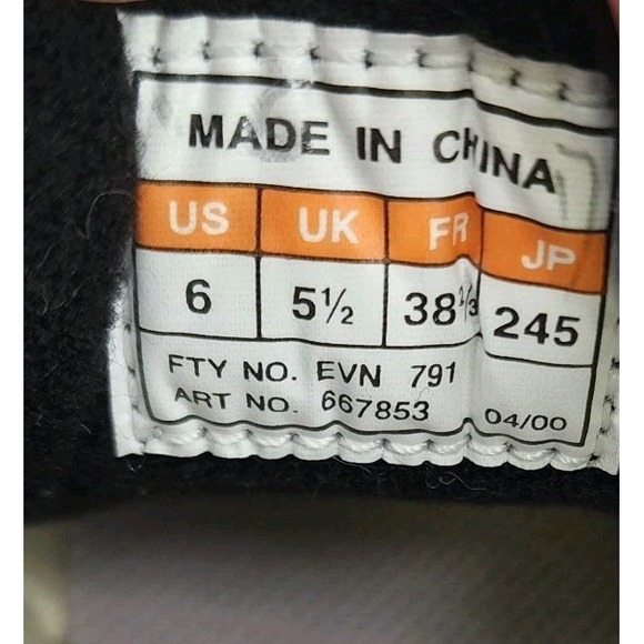 RARE VINTAGE ADIDAS TORSION SNEAKERS WOMENS SIZE 6 BLACK GRAY GOLD Y2K 2000S - Picture 14 of 14